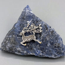 Load image into Gallery viewer, Gemstone Reindeer Pin and Pendant