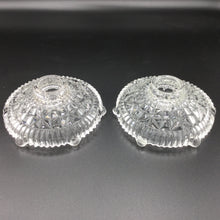 Load image into Gallery viewer, Vintage Glass Candle Holders