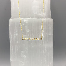 Load image into Gallery viewer, Diamond Bar Necklace