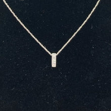 Load image into Gallery viewer, Diamond Bar Necklace
