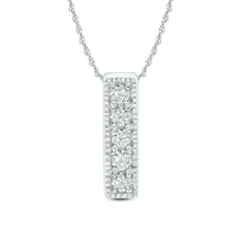 Load image into Gallery viewer, Diamond Bar Necklace