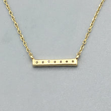 Load image into Gallery viewer, Diamond Bar Necklace