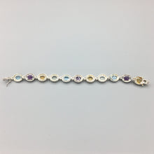 Load image into Gallery viewer, Sterling Silver Gemstone Bracelet