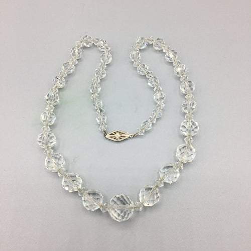 Vintage Crystal Bead Necklace