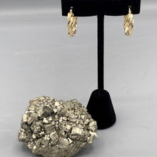 Load image into Gallery viewer, Gold Twist Hoop Earrings