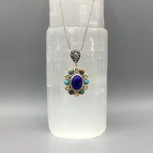 Load image into Gallery viewer, Sterling Silver Gemstone Necklace