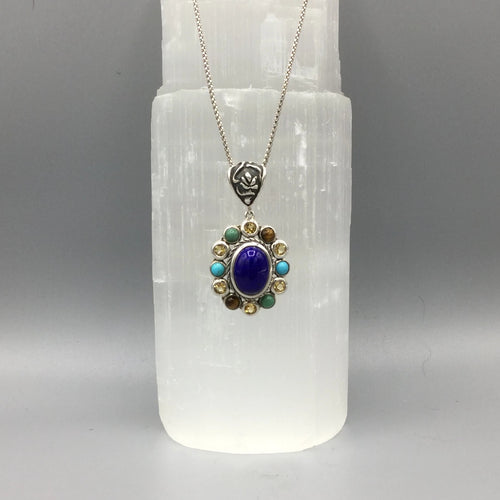 Sterling Silver Gemstone Necklace