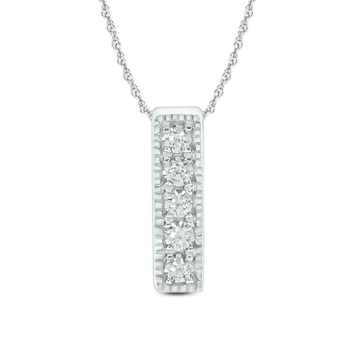 Diamond Bar Necklace