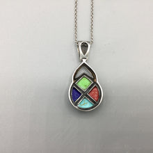 Load image into Gallery viewer, Sterling Silver Mixed Gemstone Necklace