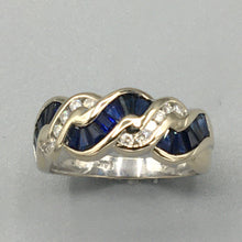 Load image into Gallery viewer, Sapphire and Diamond Ring