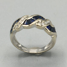 Load image into Gallery viewer, Sapphire and Diamond Ring