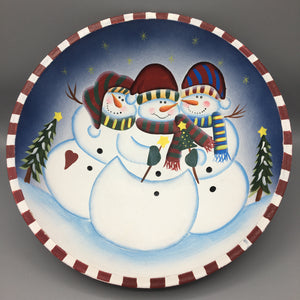 Snowman Christmas Bowl